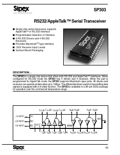 SP303 Datasheet PDF Signal Processing Technologies