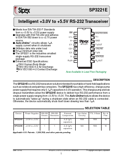 SP3221EEY Datasheet PDF Signal Processing Technologies