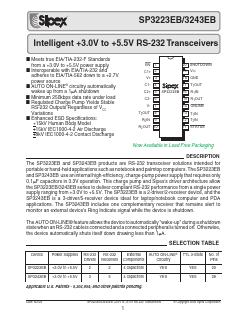 SP3243EBCY Datasheet PDF Signal Processing Technologies