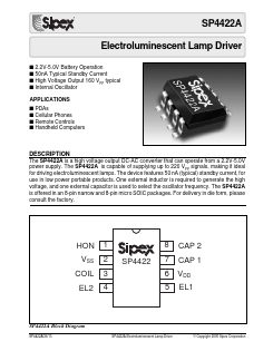 SP4422A Datasheet PDF Signal Processing Technologies
