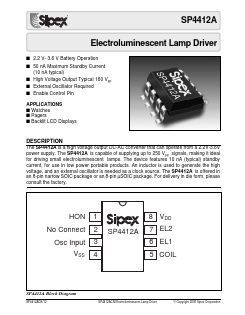 SP4412 Datasheet PDF Signal Processing Technologies