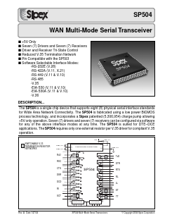 SP504MCF Datasheet PDF Signal Processing Technologies