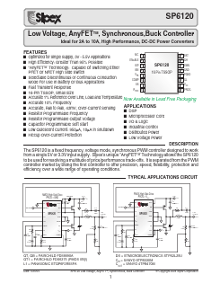 SP6120EY Datasheet PDF Signal Processing Technologies