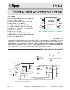 SP6132EU-L Datasheet PDF Signal Processing Technologies