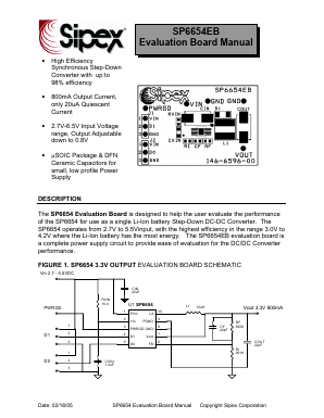 SP6654EB Datasheet PDF Signal Processing Technologies