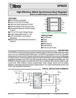 SP6655ER-L/TR Datasheet PDF Signal Processing Technologies