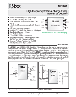 SP6661EN Datasheet PDF Signal Processing Technologies