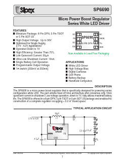 SP6690EK1 Datasheet PDF Signal Processing Technologies