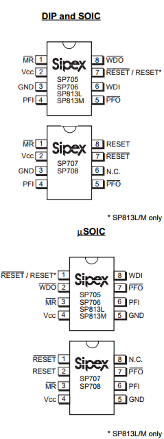 SP707EN Datasheet PDF Signal Processing Technologies