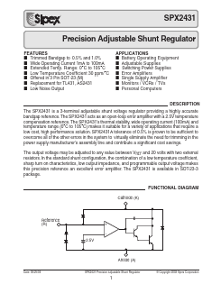 SPX2431 Datasheet PDF Signal Processing Technologies