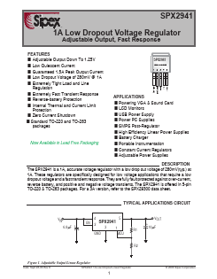 SPX2941T5-L/TR Datasheet PDF Signal Processing Technologies