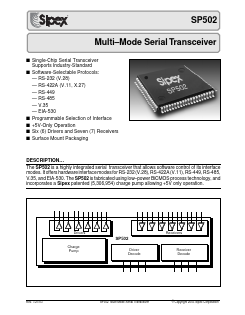 SP502 Datasheet PDF Signal Processing Technologies