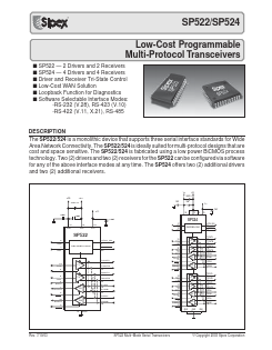 SP522CT Datasheet PDF Signal Processing Technologies