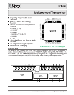 SP503CF Datasheet PDF Signal Processing Technologies
