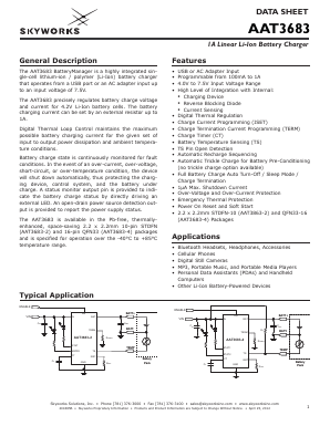 AAT3683-2 Datasheet PDF Skyworks Solutions