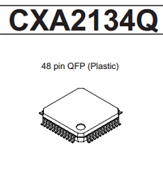 CXA2134Q Datasheet PDF Sony Semiconductor