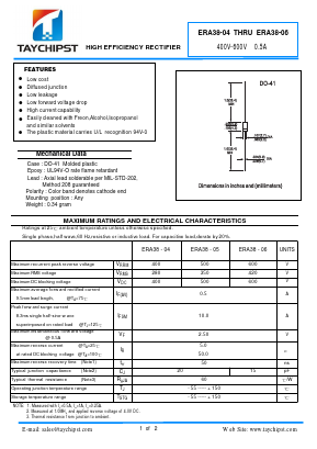 ERA38-06 Datasheet PDF Shenzhen Taychipst Electronic Co., Ltd