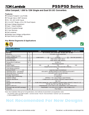 PSSIR5-24-5 Datasheet PDF TDK Corporation