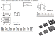ACM12V Datasheet PDF TDK Corporation