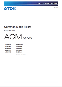 ACM1211-142-2P-TL Datasheet PDF TDK Corporation