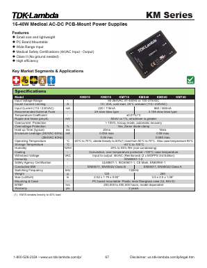 KMS15-9 Datasheet PDF TDK Corporation