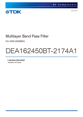 DEA162450BT-2174A1 Datasheet PDF TDK Corporation