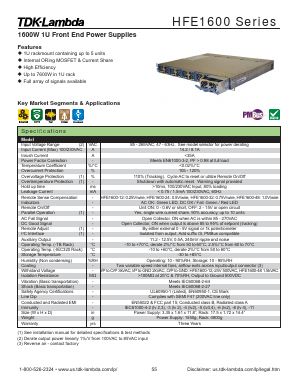 HFE1600-S1U-TB Datasheet PDF TDK Corporation