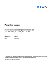 B82747F Datasheet PDF TDK Corporation