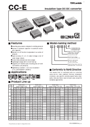 CC15-2403SF-E Datasheet PDF TDK Corporation