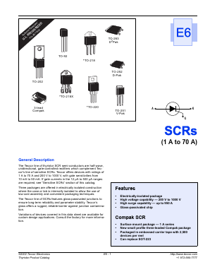 SK006D Datasheet PDF Teccor Electronics