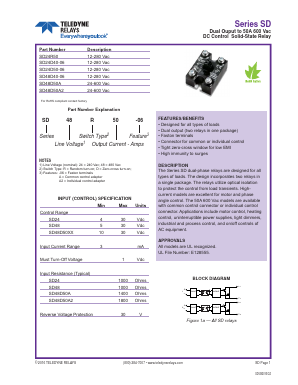 SD24D40-06 Datasheet PDF Teledyne Technologies Incorporated