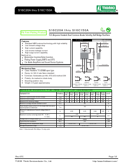 S16C50A Datasheet PDF Thinki Semiconductor Co., Ltd.