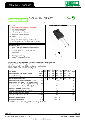 GSFA1607 Datasheet PDF Thinki Semiconductor Co., Ltd.
