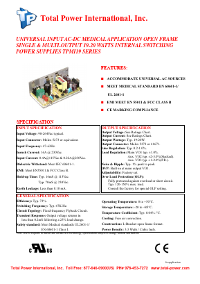 TPMI19-T050II Datasheet PDF Total Power International