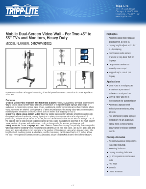 DMCVW4555X2 Datasheet PDF Tripp Lite. All Rights Reserved