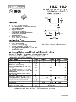 SSL23 Datasheet PDF TSC Corporation