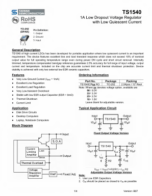 TS1540CP50RO Datasheet PDF TSC Corporation