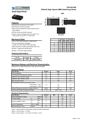 TS4148RW Datasheet PDF TSC Corporation