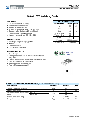 TS4148C Datasheet PDF TSC Corporation