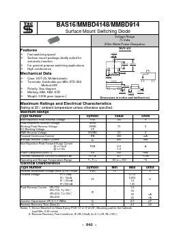 MMBD914_ Datasheet PDF TSC Corporation