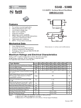 S3AB Datasheet PDF TSC Corporation