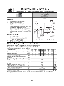 TS10P06G Datasheet PDF TSC Corporation