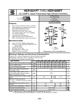 HER1601PT Datasheet PDF TSC Corporation