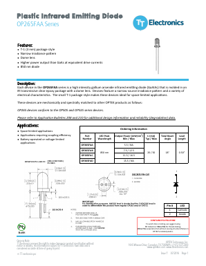 OP265FAD Datasheet PDF TT Electronics.