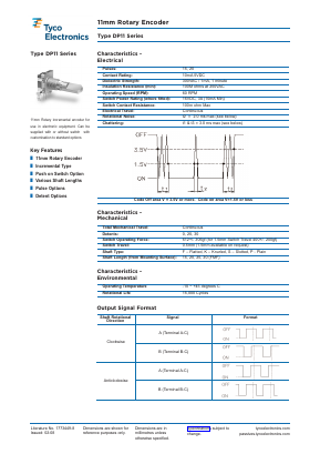 DP11VN20A30K Datasheet PDF TE Connectivity