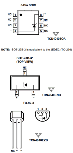 TCN4040D-2.5ENB Datasheet PDF TelCom Semiconductor Inc => Microchip