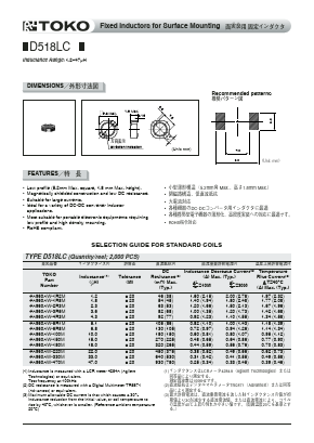 A960AW-220M Datasheet PDF Toko America Inc 