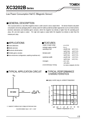 XC3202B-12 Datasheet PDF TOREX SEMICONDUCTOR