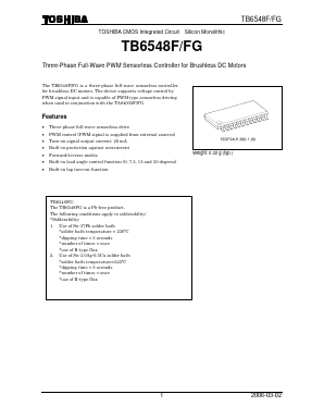 TB6548FG Datasheet PDF Toshiba