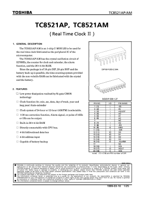 TC8521AM Datasheet PDF Toshiba